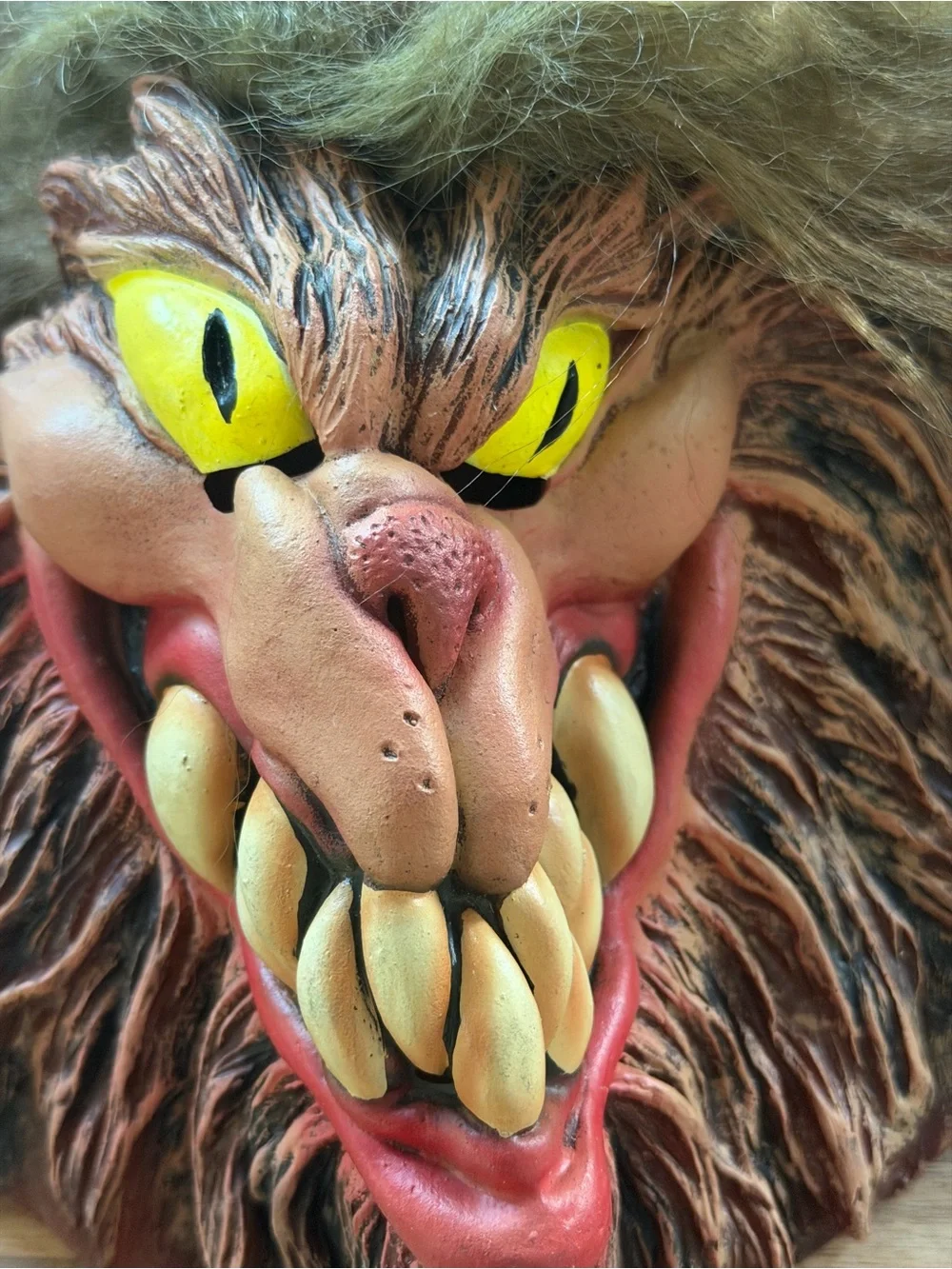 Vintage Paper Magic Group Wolf Halloween Mask
